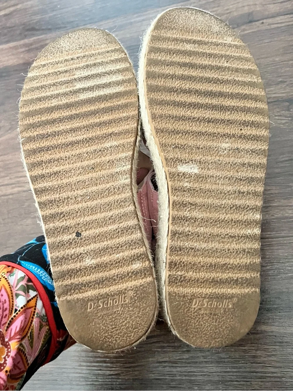 Dr. Scholl's Blush Pink Crisscross Espadrille Sandals